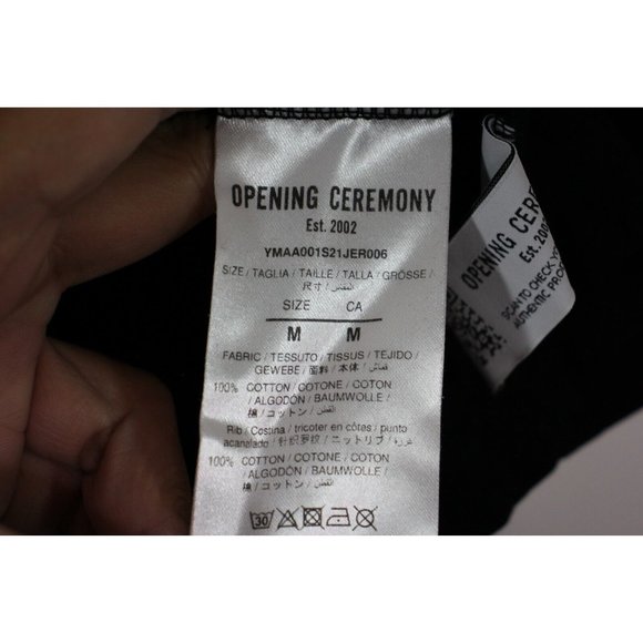 Opening Ceremony Mens Medium Boxes Print Spell Out T-Shirt N1106 - Picture 4 of 5